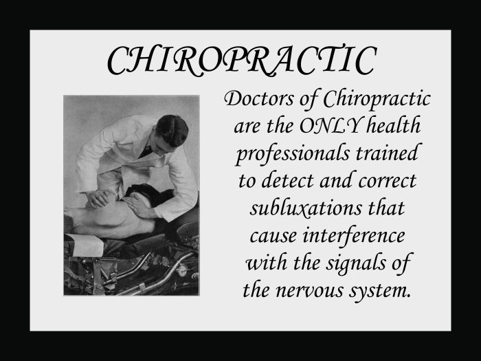 Doctors of Chiropractic
