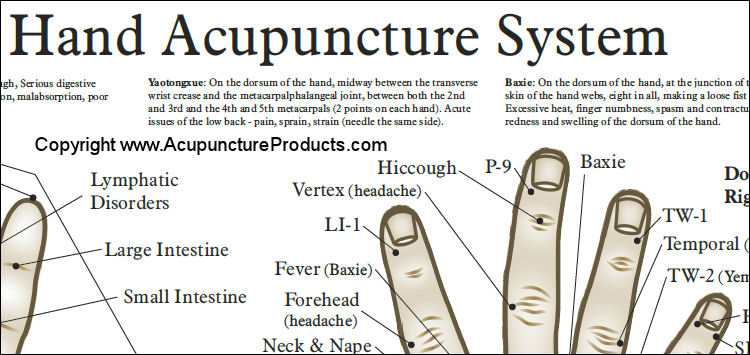 acupuncture points hand